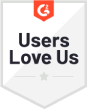 Shipsgo reçoit le badge 'Users Love Us' de G2, obtenu grâce aux commentaires des utilisateurs.